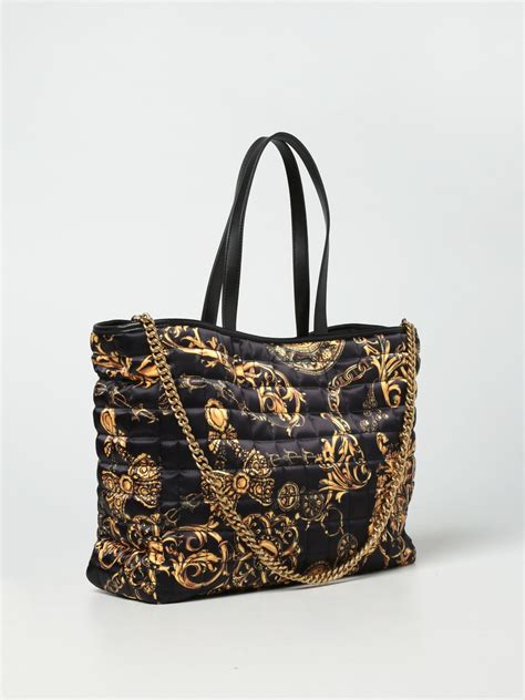 versace nylon tote bag